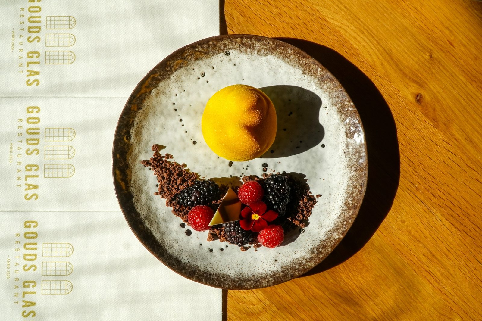 Dessert bij Gouds Glas