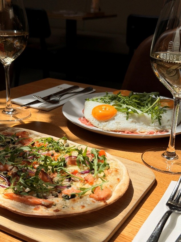 Lunch bij Gouds Glas op de Markt Gouda